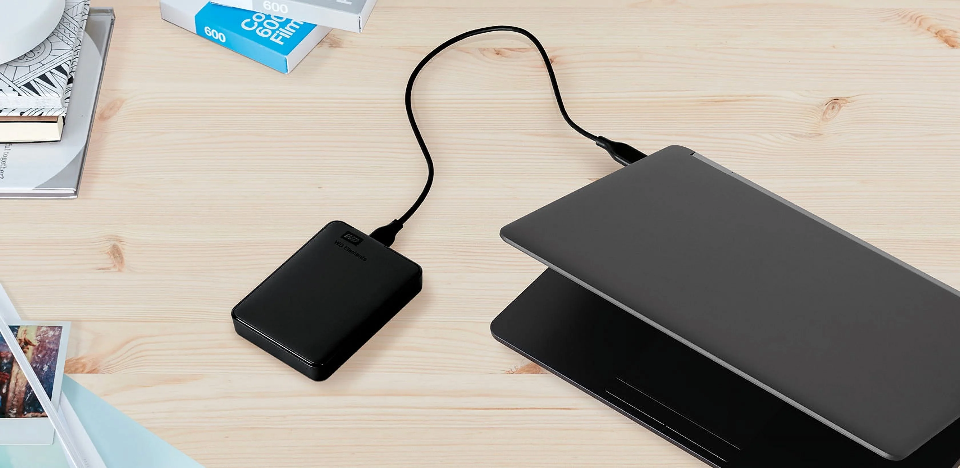 WD 5TB Elements Portable, External Hard Drive - WDBU6Y0050BBK-WESN