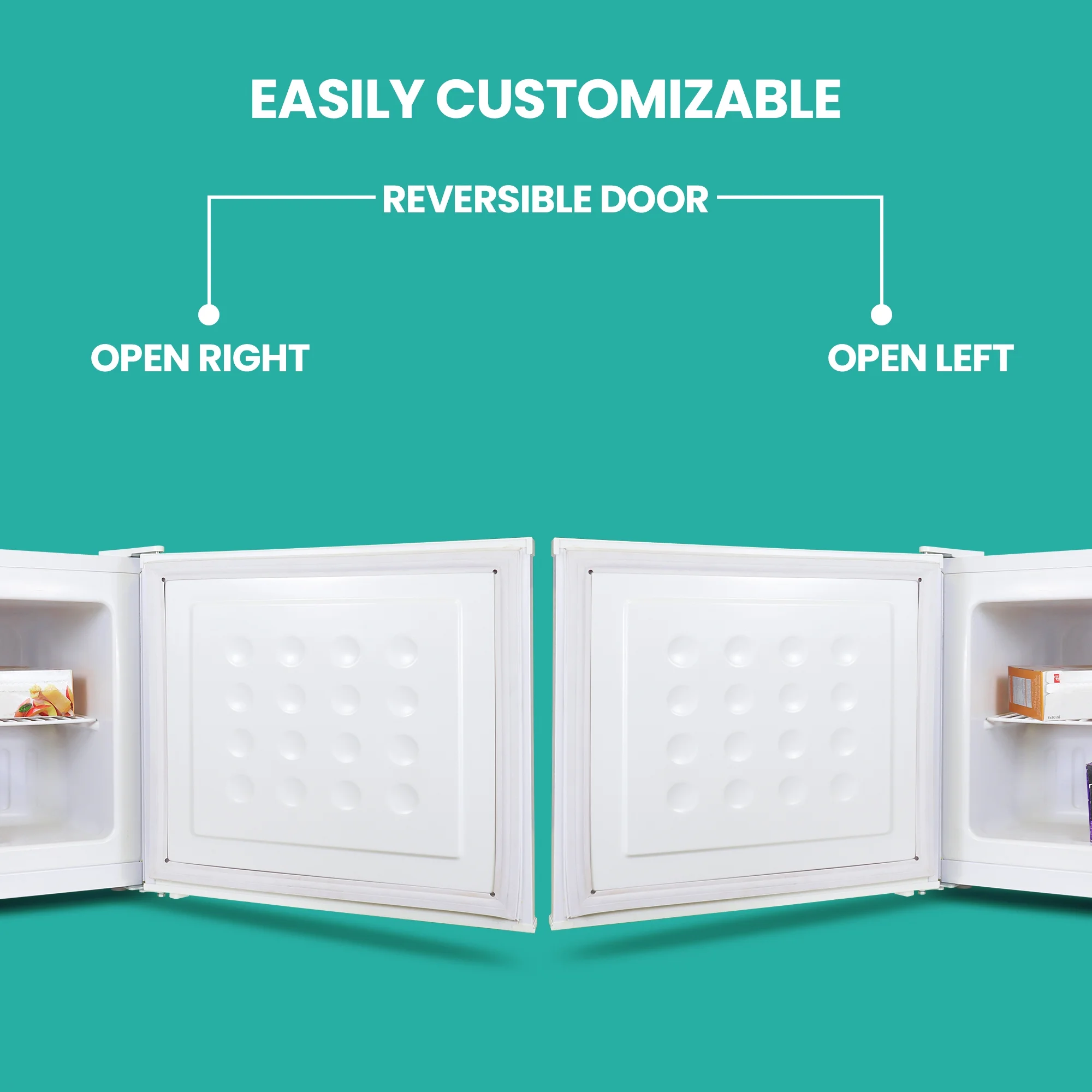Koolatron Upright Freezer 1.2 cu ft, Compact Freezer 34 Litre, White, Manual Defrost