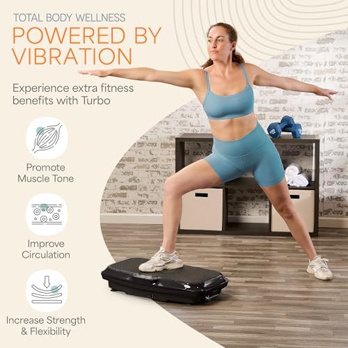 Lifepro Vibration Plate Exercise Machine with Magnetic Acupoints - Full Body Vibration Platform for Beginners and Recovery