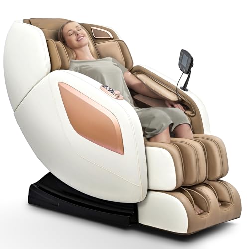 Massage Chair Full Body with Heat, Full Body Zero Gravity Shiatsu Massage Chair, Kneading Recliner w/ 20 Auto Modes, Foot Massage, Bluetooth