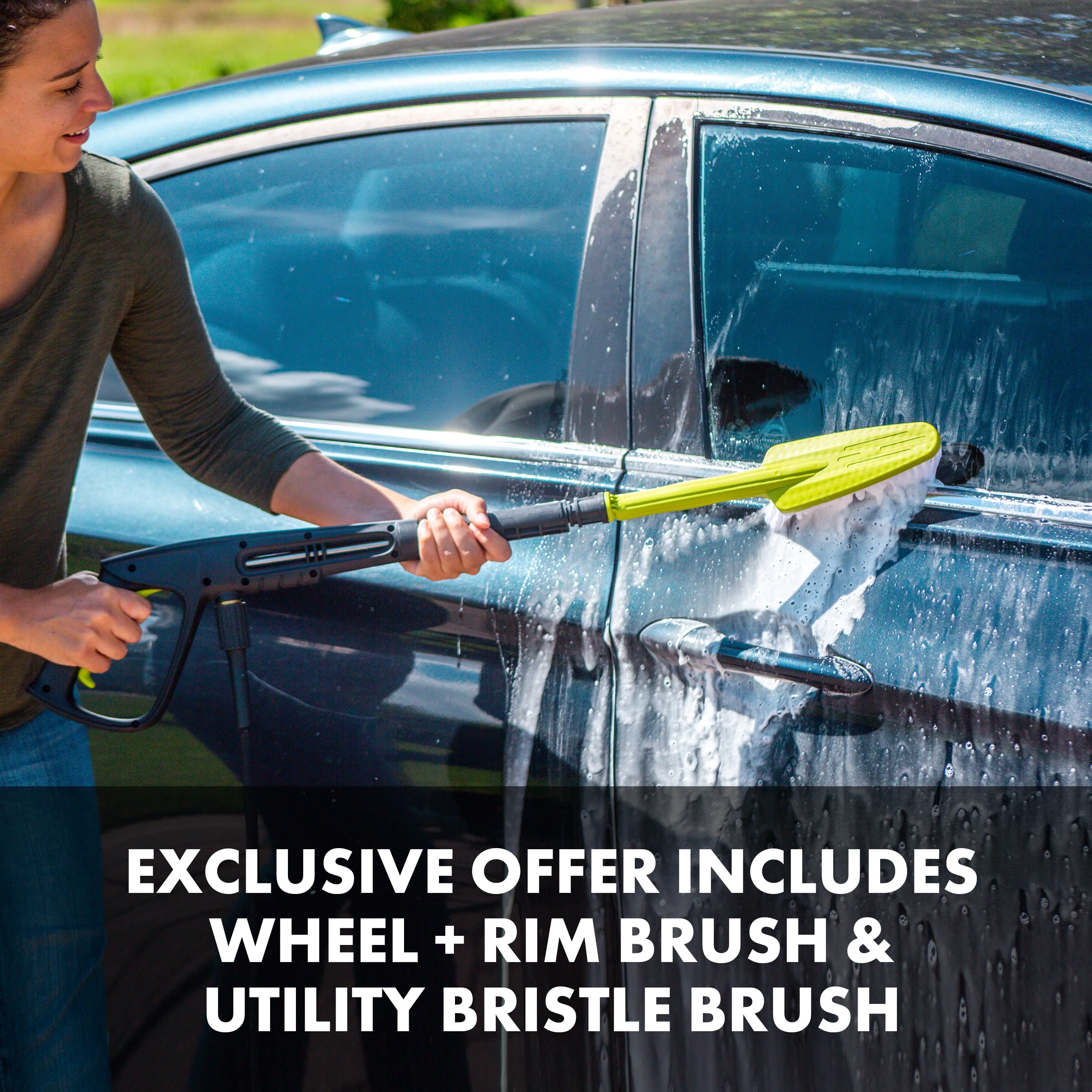 Sun Joe Xtream Clean Electric Pressure Washer, Bonus Accessories, 13-Amp, Quick-Connect Tips