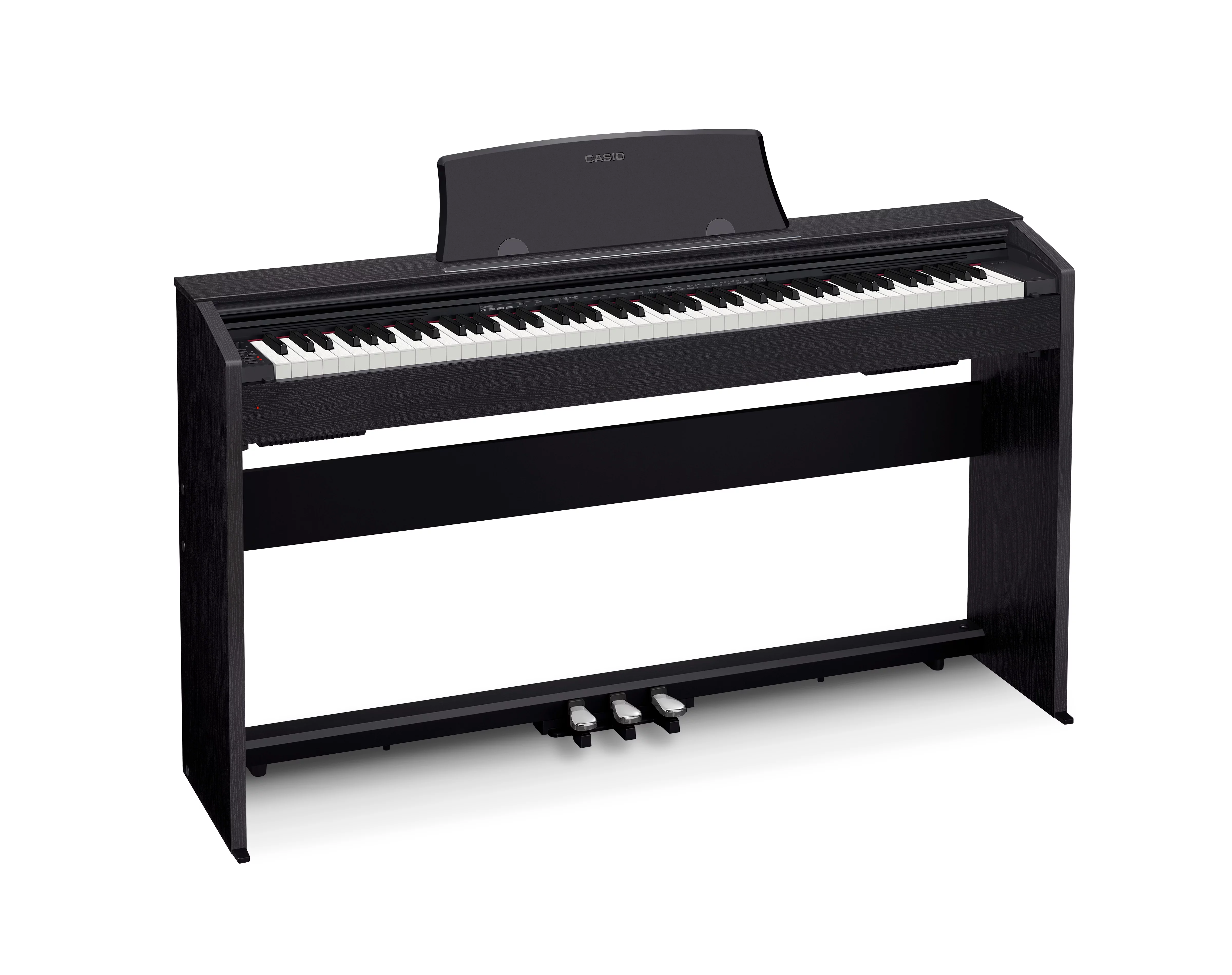 Casio PX770 Privia 88-Key Digital Home Piano with Scaled, Weighted Hammer-Action Keys, Black - Radiant Selections