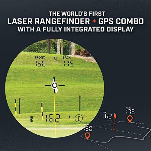 Bushnell Hybrid Golf Laser/GPS Rangefinder Bundle | Pinseeker w/Jolt, 1000 Yards, 5X Mag, Case | 201835 (+ PlayBetter Portable C