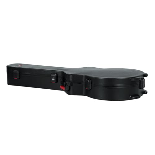 Gator Cases Molded Flight Case for Strat/Tele Style Electric Guitars with TSA Approved Locking Latch, (GTSA-GTRELEC)