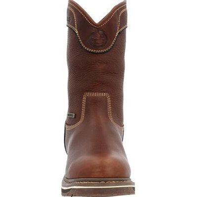 Georgia Women’s Amp Lt Edge 10″ WP Pull On Work Boot -Brown- GB00516