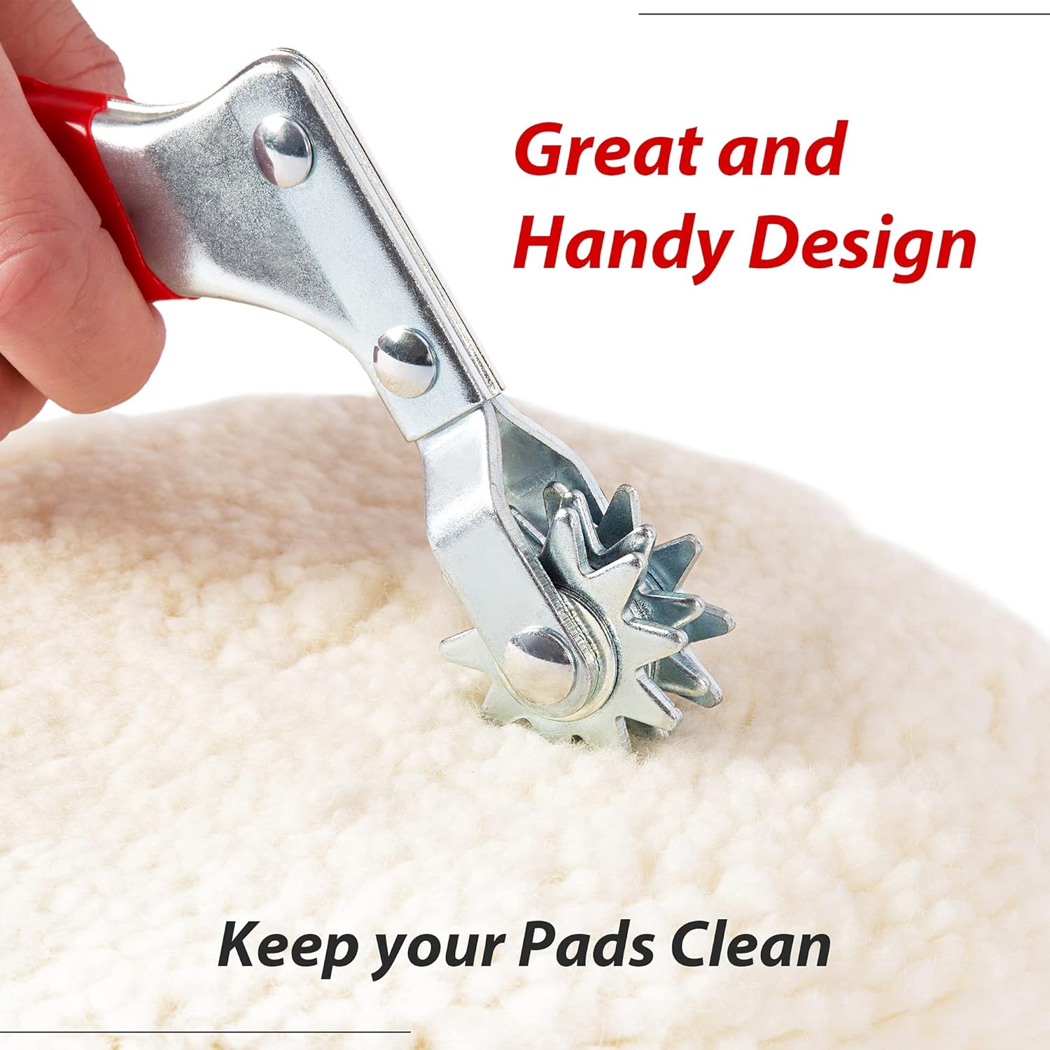 CANOPUS Polishing Pad Cleaner, Spur Tool for Revitalizing Polisher Compound Pads, Buffing Pads and Bonnets, Buffing Pad Cleaner, Bonnet Cleaning Tool