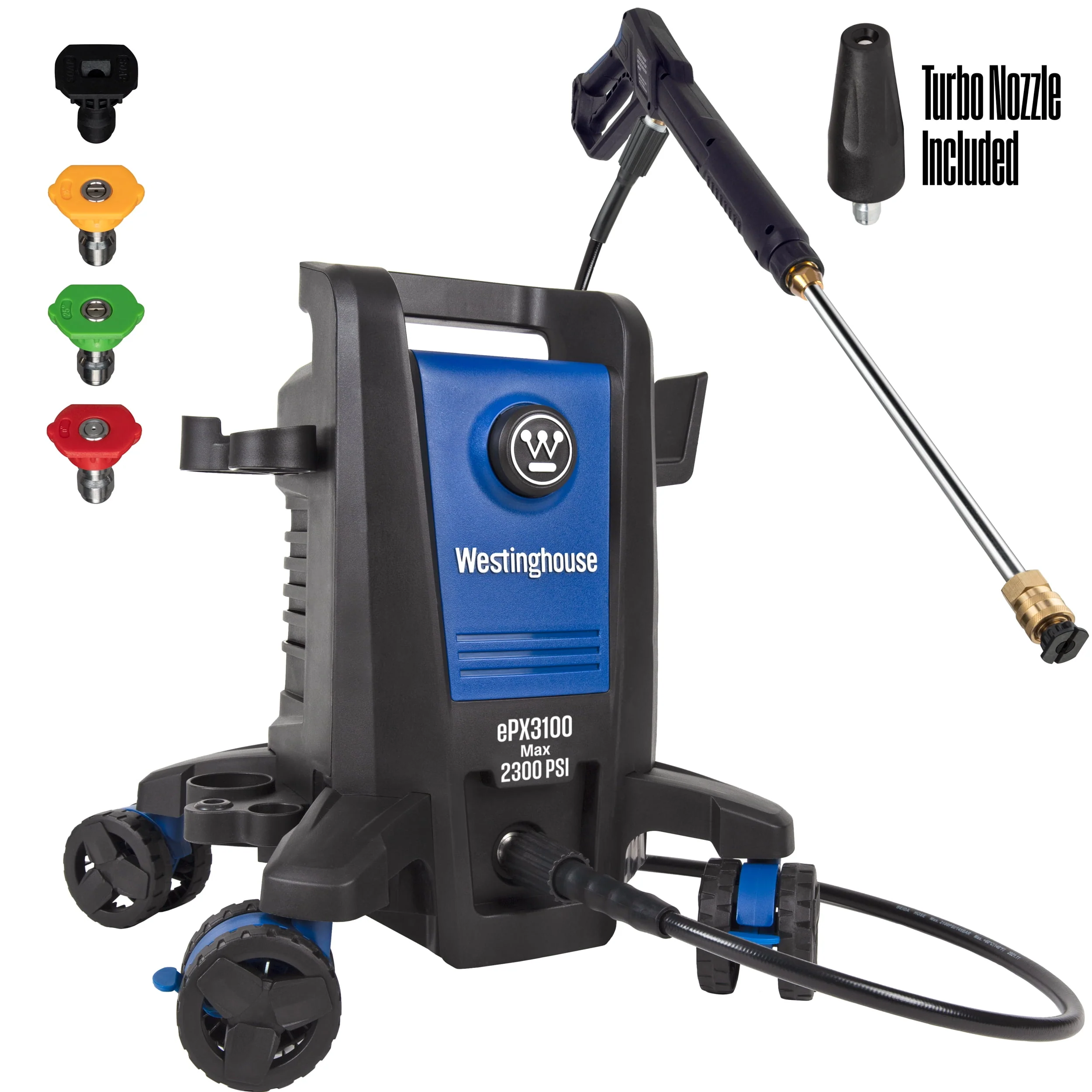 Westinghouse Electric Pressure Washer 2500-PSI, 1.76-GPM, Soap Tank, 5 Nozzles