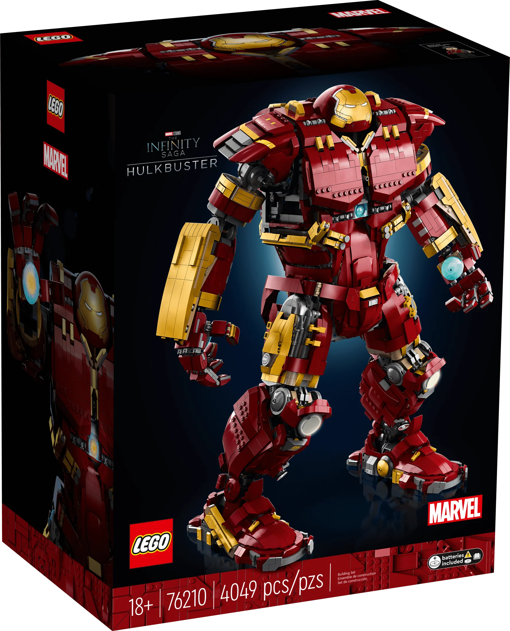 LEGO Marvel Hulkbuster 76210 Building Set - Avengers Movie Inspired Building Set with Minifigure
