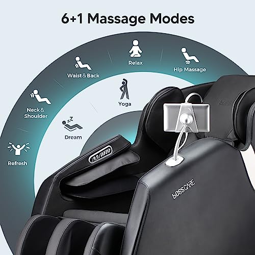 Full Body Airbag Massage Chair: 2025 Shiatsu Zero Gravity Massager Chairs - AI APP Control Back Heating