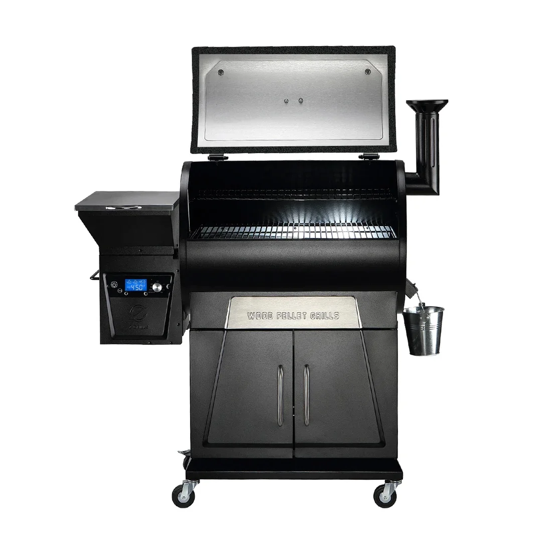 Z Grills 700D4E WIFI Wood Pellet Grills & Smoker with PID Controller, 697 sq. in Cooking Area with Bluetooth Smart PID