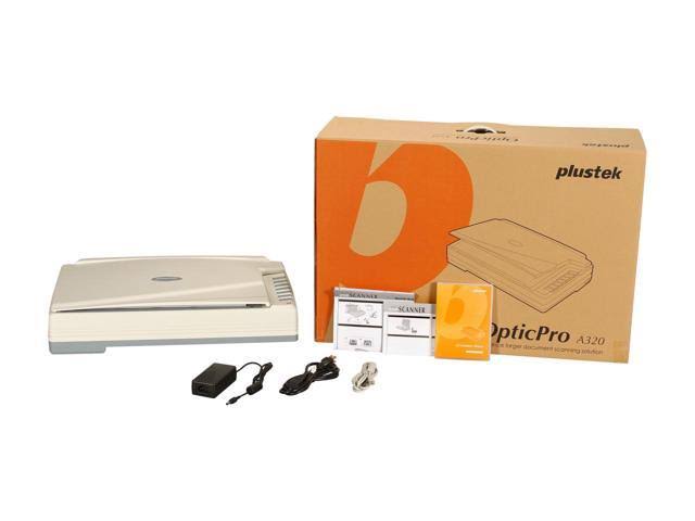 Plustek OpticPro A320 Flatbed Scanner