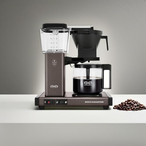 Technivorm Moccamaster 53941 KBGV Select 10-Cup Coffee Maker, Polished Silver, 40 ounce, 1.25l