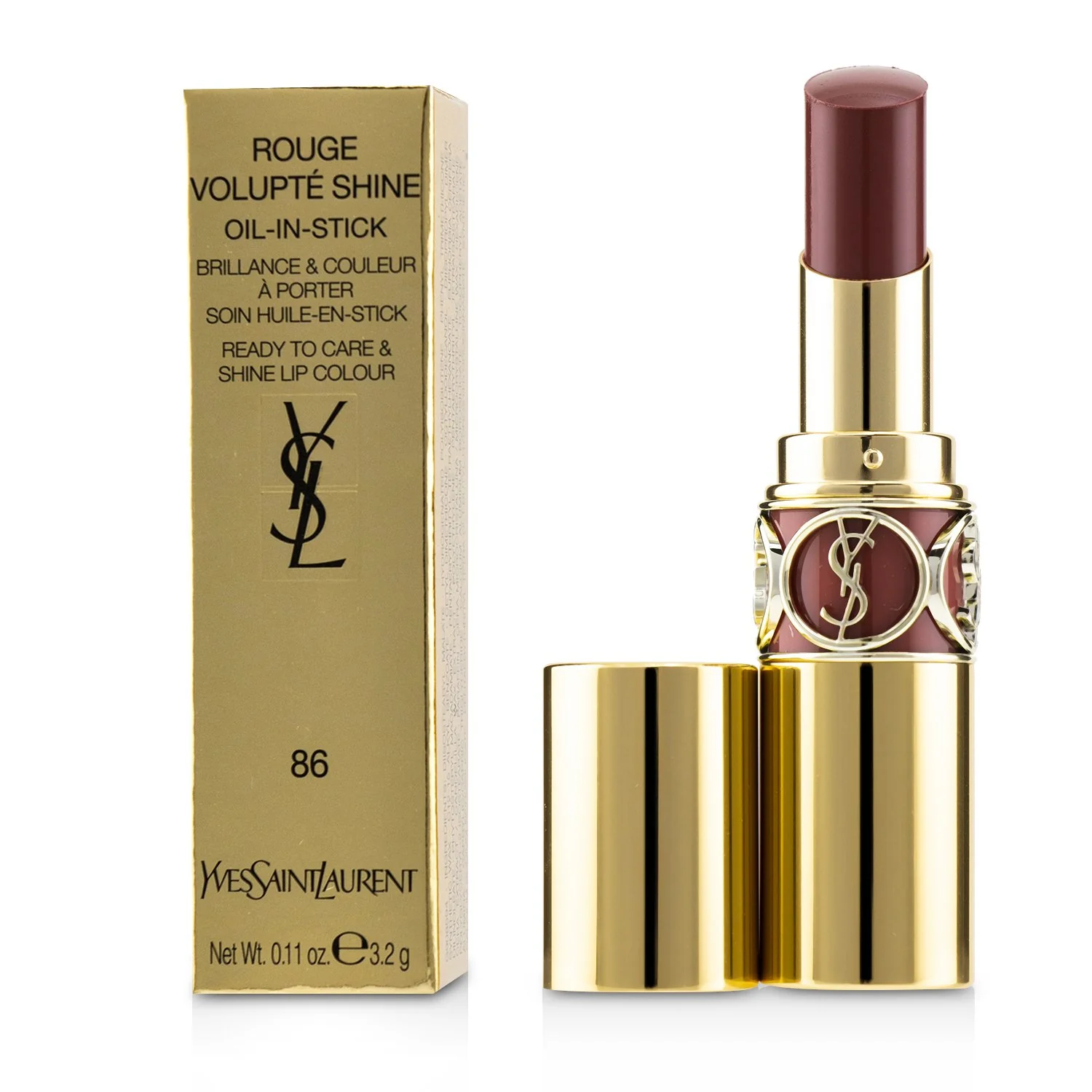 Yves Saint Laurent Rouge Volupte Shine - # 129 Carmine Retro 3.2g/0.11oz
