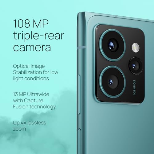 HMD Skyline 5G | Android 14 | Unlocked Smartphone | Dual SIM | US Version | 8/256GB | 6.55" 144Hz pOLED Screen | 108MP Triple Camera | 50MP Selfie