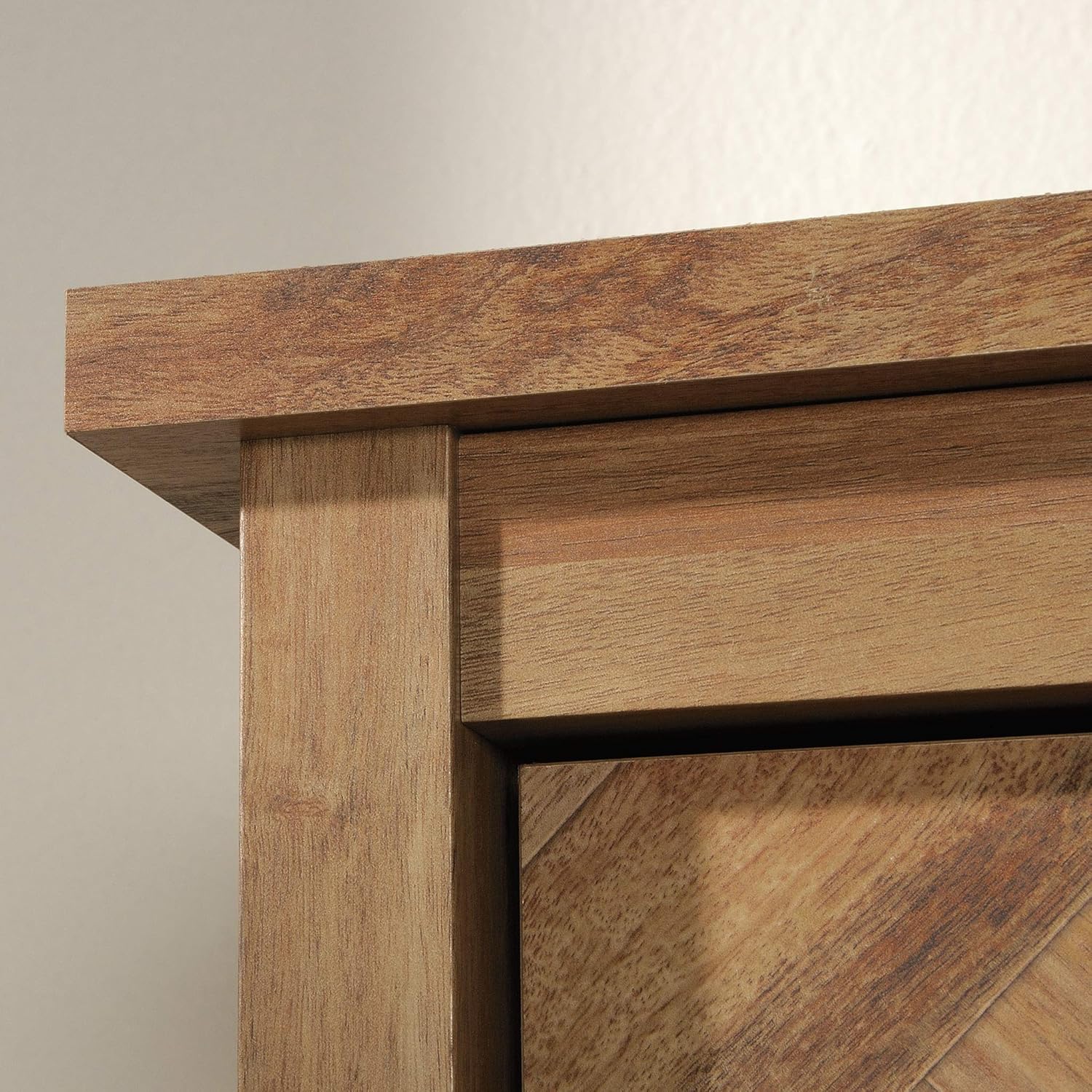 Sauder Cannery Bridge Storage Cabinet, Sindoori Mango finish