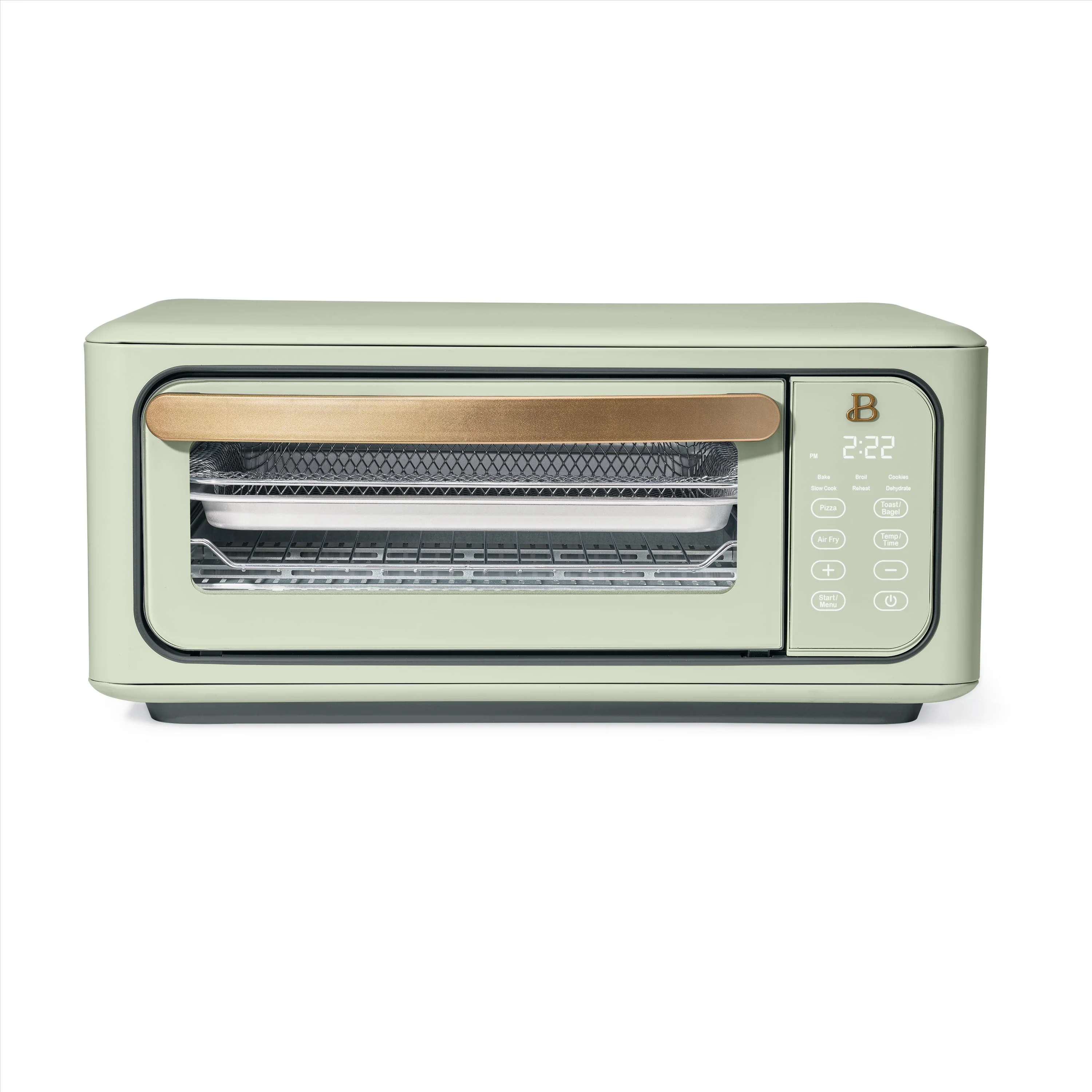 Beautiful Infrared Air Fry Toaster Oven, 9-Slice, 1800 W, Black Sesame by Drew Barrymore
