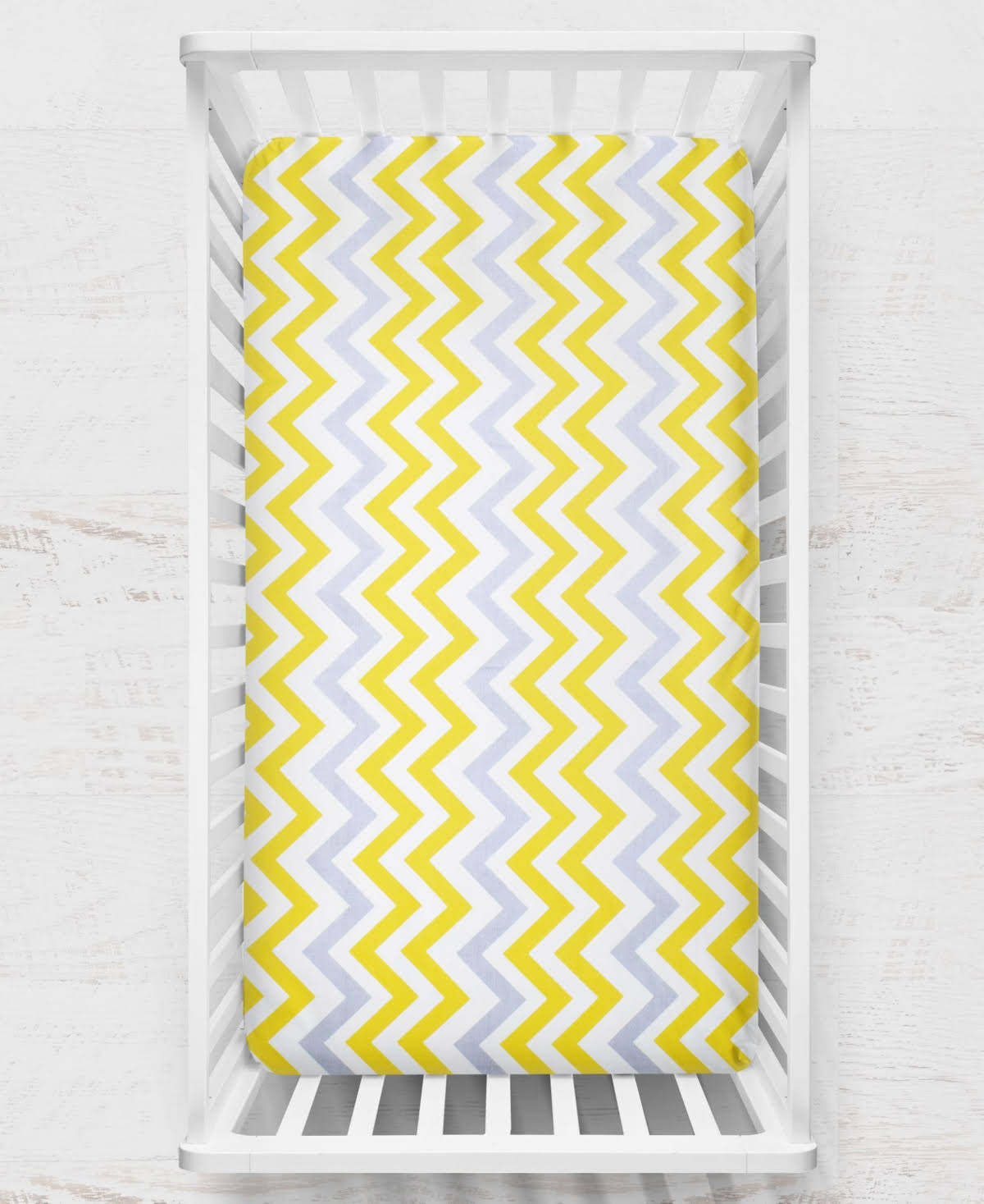 Pam Grace Creations Sunshine Yellow and Gray 10 Piece Crib Bedding Set