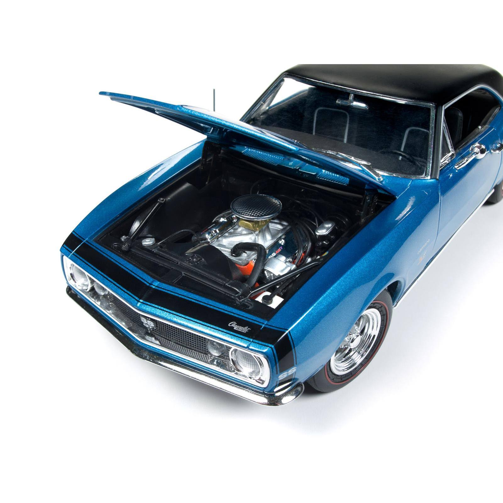 1967 Chevrolet Camaro SS 427 Baldwin Motion Marina Blue with Black Hardtop 50th