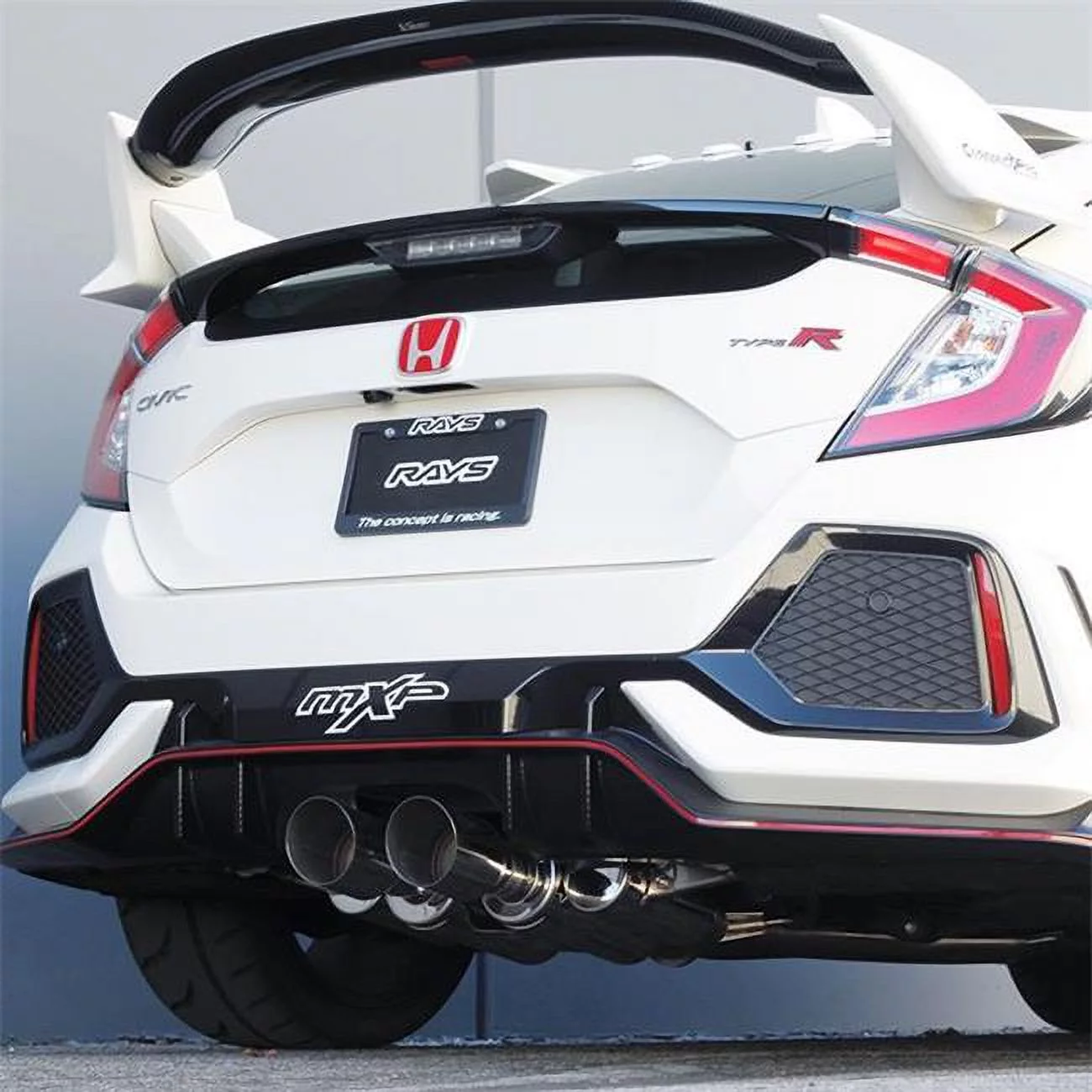 MXP  Type R Comp RS Exhaust System for 2017 Plus Honda Civic