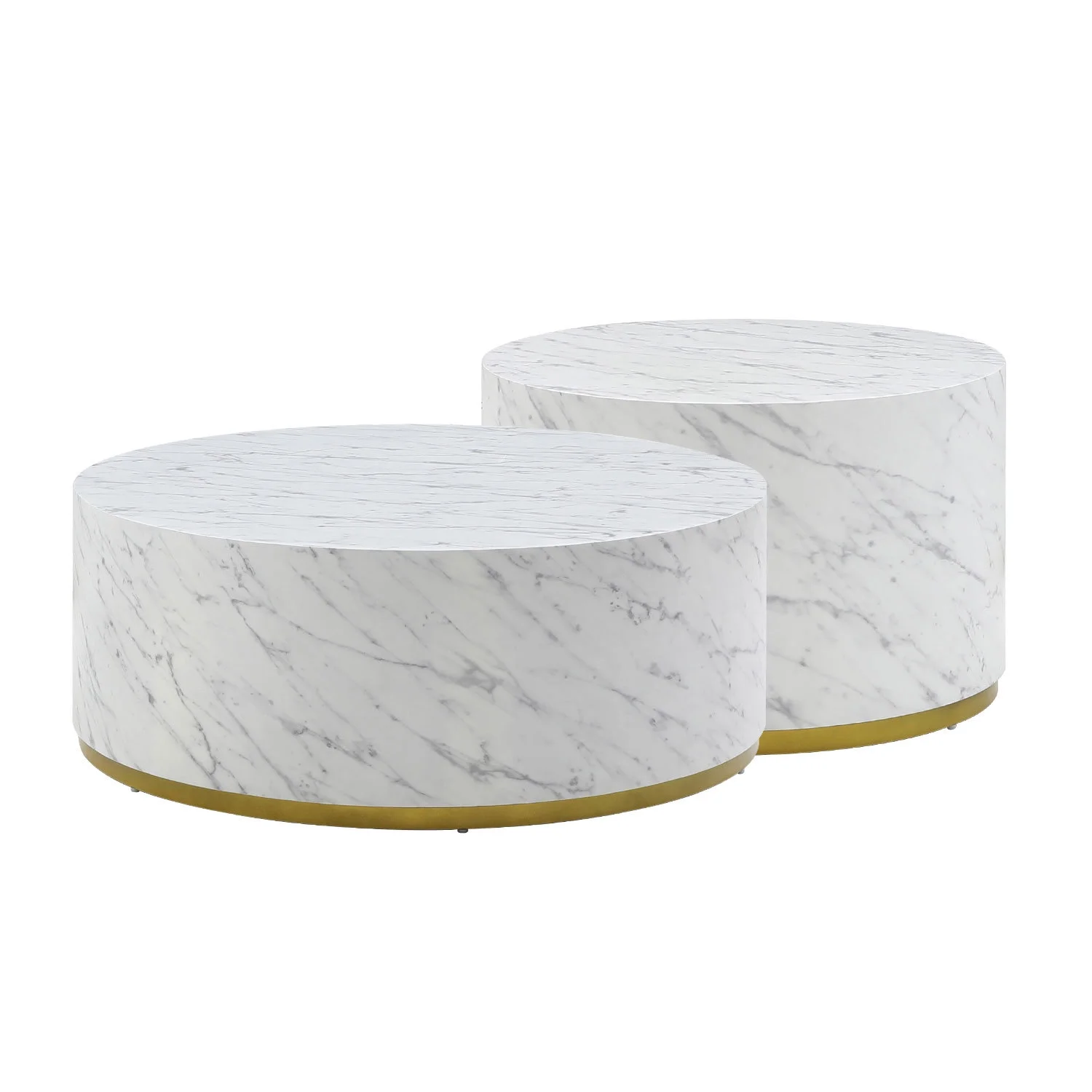 Marble Coffee Table - 56.0 - Modern Elegance