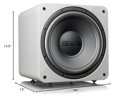 SVS SB-1000 Pro 10 Inch Sealed Subwoofer with SoundPath Wireless Audio Adapter (Black Ash)