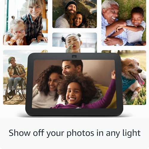 Amazon Echo Show 8 (newest model), With Spatial Audio, Smart Home Hub, and Alexa, Charcoal - Radiant Selections