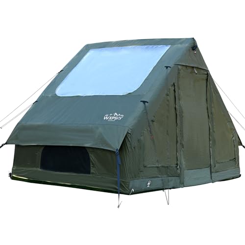 Inflatable Tents Blow up Tents for Camping, 4-6 Persons 4 Season Oxford Cabin Tent with pump