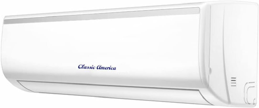 Classic America WiFi Alexa ready Ductless Wall Mount Mini Split Inverter Air Conditioner with Heat Pump, Full Set (24000 BTU 18 SEER 240VAC)