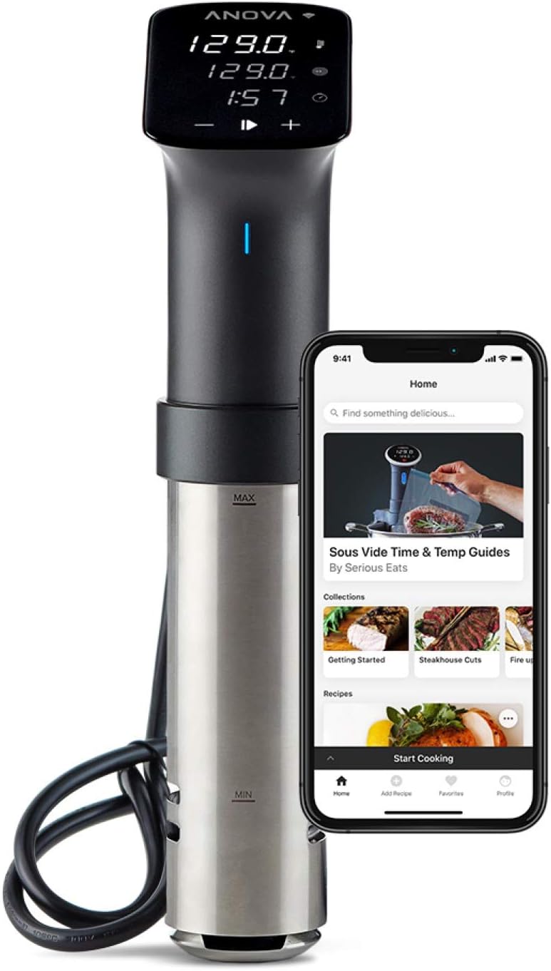 Anova Culinary Sous Vide Precision Cooker Pro (1200 Watts) and Precision Vacuum Sealer Pro Bundle