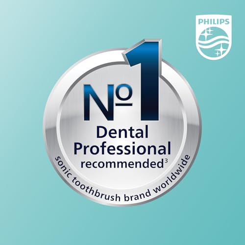 Philips Sonicare DiamondClean Smart 9300 Electric Toothbrush, Sonic Toothbrush with App, Pressure Sensor, Brush Head Detection