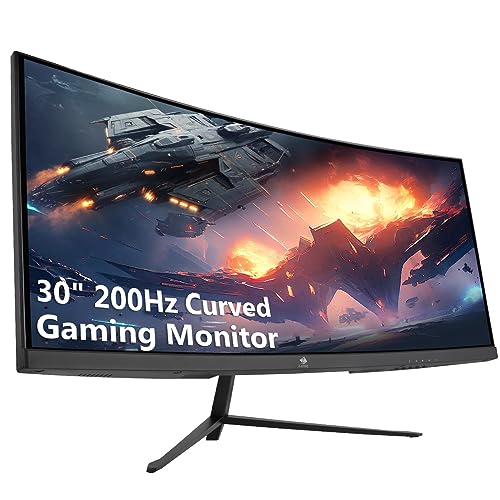 Z-Edge Curved Gaming Monitor, 200Hz Refresh Rate, 21:9 2560x1080 Ultra Wide, Curved Monitor, R1500 Curvature, MPRT 1m - Smart Home Appliances