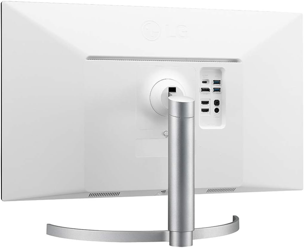 LG 27UL850-W 27 Inch UltraFine (3840 x 2160) IPS Display with VESA DisplayHDR 400 and USB Type-C Connectivity, White