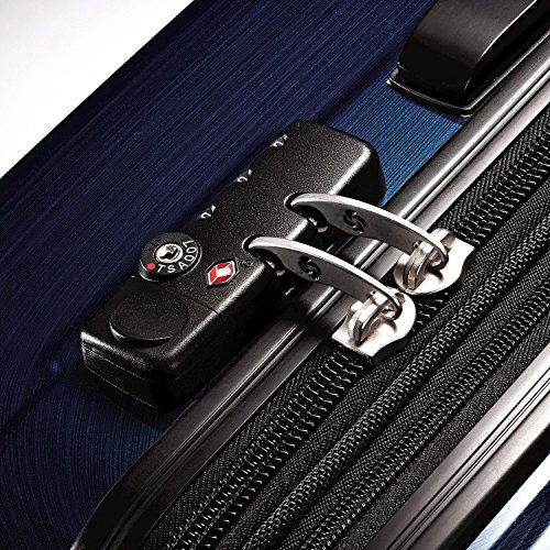 Samsonite Winfield 2 Hardside Expandable Luggage with Spinner Wheels, Brushed Anthracite, Checked-Large 28-Inch