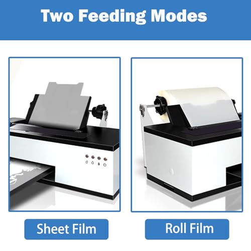 DTF Printer Machine - with XP600 Printhead, Faster Speed Higher Resolution 5760 * 1440dpi, T Shirt Printer DTF Transfer Machine with Roll Feeder