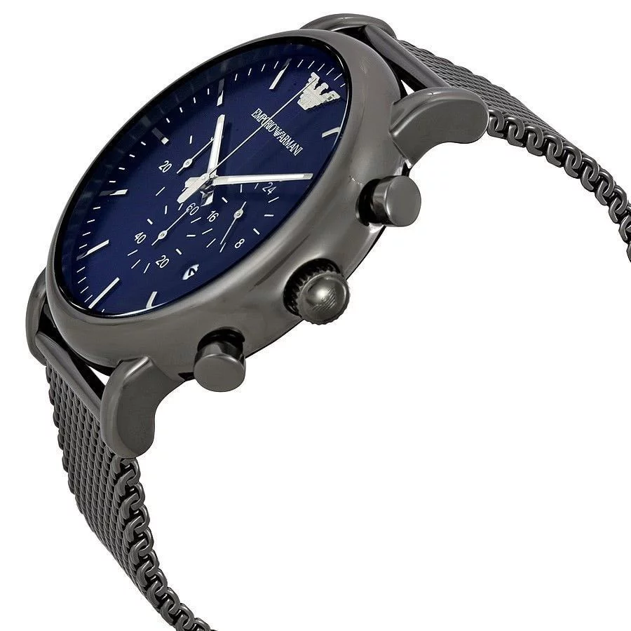 Emporio Armani Men's Chronograph Gunmetal Classic Dress Watch AR1979