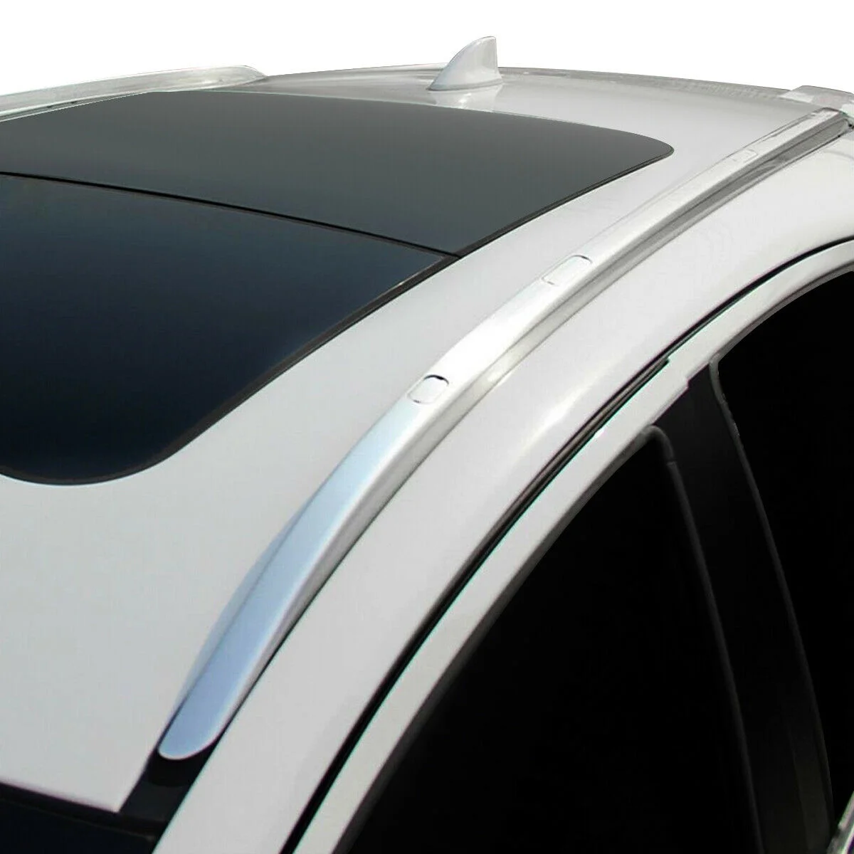 Teledu For 12-16 Honda CR-V LX/EX Pair ABS OE Style Bolt-On Roof Rail Side Rack Silver