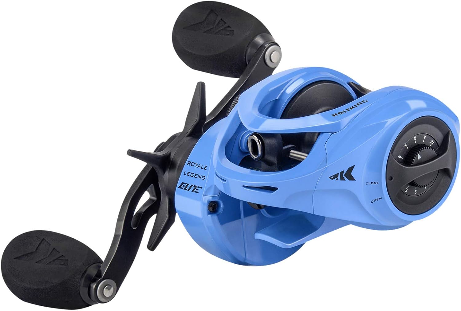 KastKing Royale Legend Baitcasting Reels - Elite Series Fishing Reel, Palm Perfect Compact Design, Ergo-Twist Opening, Swing Wing Side Cover