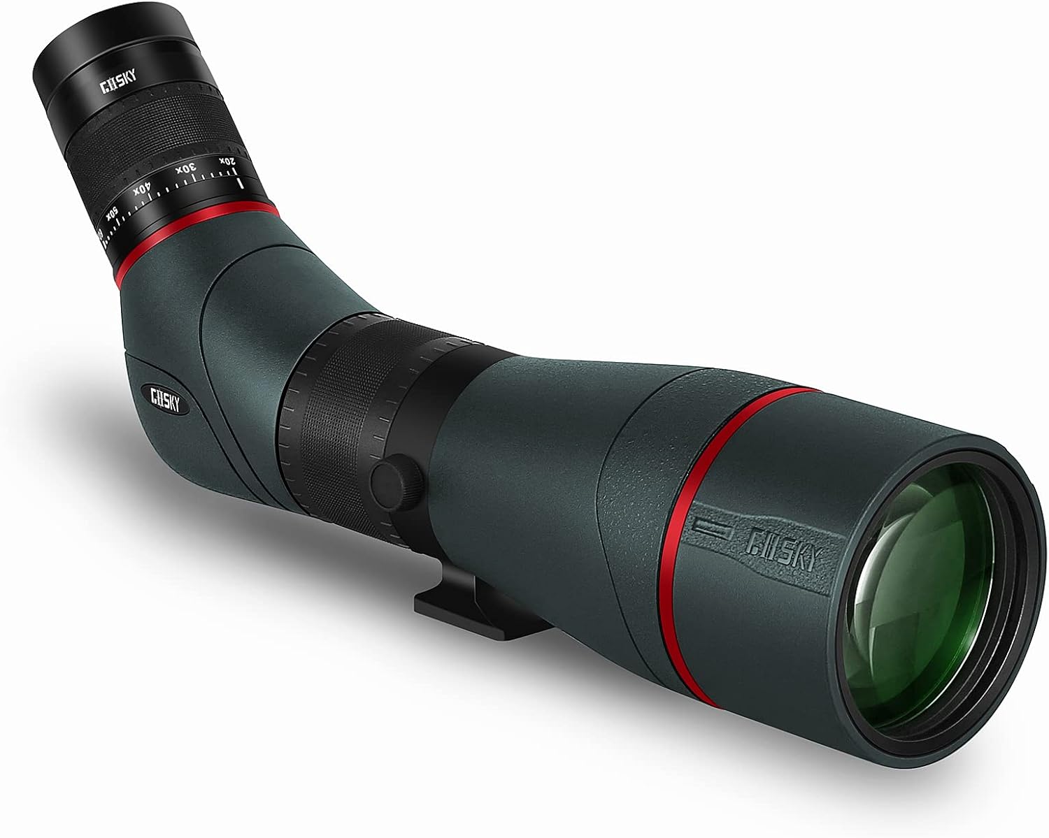 Gosky EagleView Upgrade 20-60x85mm ED Spotting Scope - Ultra High Definition & Extra-Low Dispersion Optics Spotter Scope with Smartphone Adapter