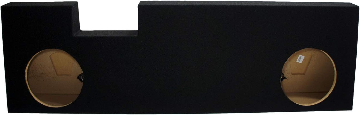 Compatible with Ford F250 or F350 Super Crew Cab Truck 2001-2014 Dual 10 Subwoofer Sub Box Speaker Enclosure