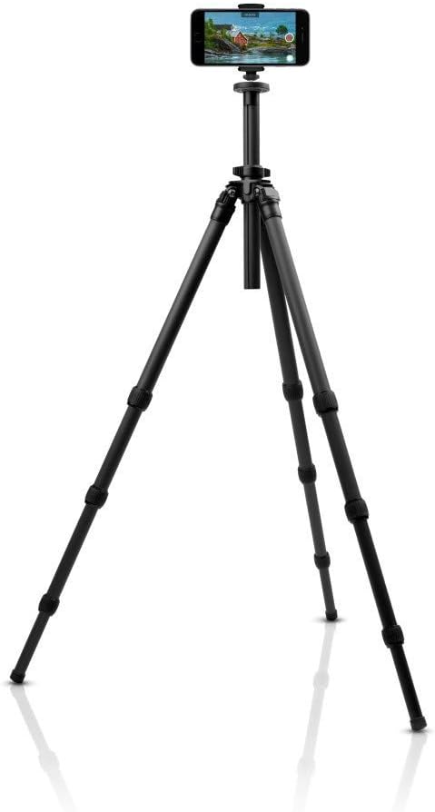 IK Multimedia iKlip Grip Pro Smartphone Stand - Tripod, Monopod, Camera Mount and Grip with Bluetooth Shutter - Black