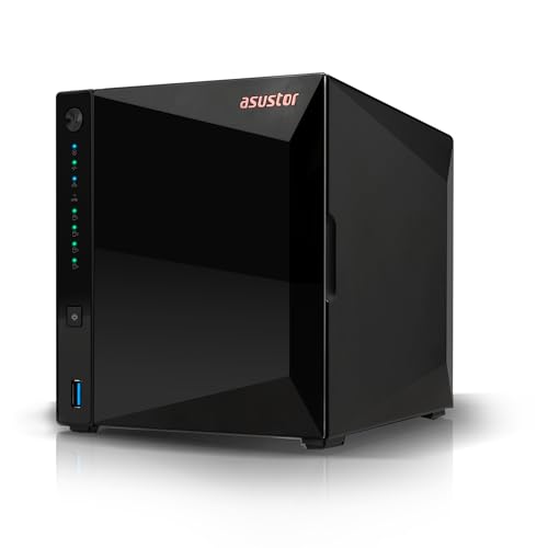 Asustor Drivestor 2 Lite AS1102TL, 2 Bay NAS Enclosure Network Storage, 1.7GHz Quad Core, 1GbE Port, 1GB RAM DDR4