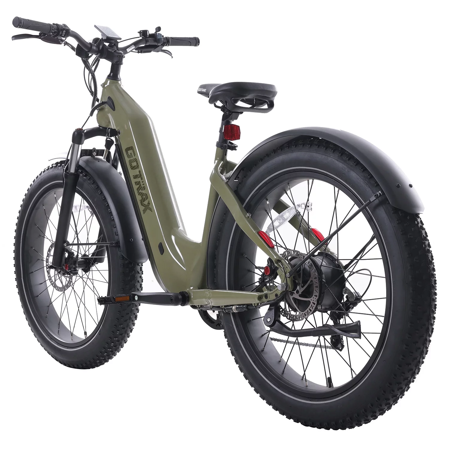 GOTRAX Tundra Electric Bike for Adults, 750W 48V 26 x 4 Fat Tire Adult Dirt Electric Bicycle, 20MPH All Terrain Electric Mountain Bike, Step over