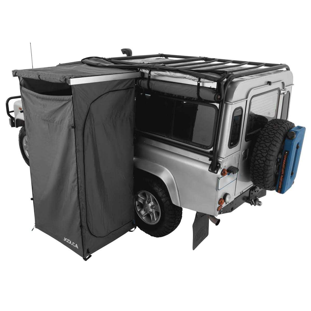 Joolca ENSUITE Mounted Double Overlanding Two-Room Shower Tent - Sports Supplies Online Store