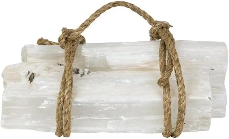 Collection Selenite Firewood Bundle 12-15 lbs - Natural Healing Crystal for Energy Balancing, Calming, Yoga, Meditation & Chakra Palm Stone