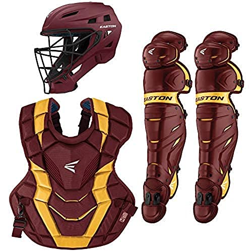 Easton | Elite X 2.0 Baseball Catcher's Equipment | Box Set | NOCSAE Approved | Youth/Intermediate/Adult | Multiple Colors