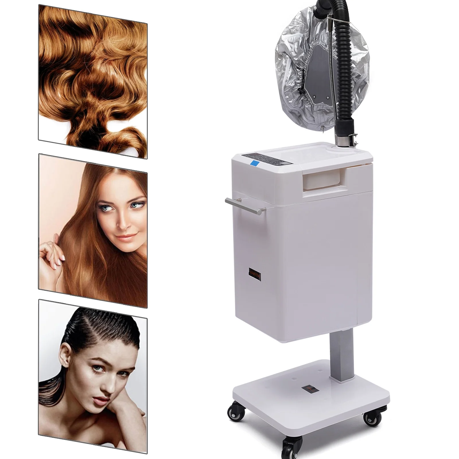 Wuzstar Vertical Nano Steamer Salon Spa Equipment Anion Hair Color Processor Hair Repair Machine