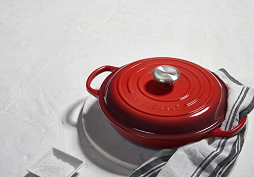 Le Creuset Enameled Cast Iron Signature Braiser, 3.5 qt., Marseille
