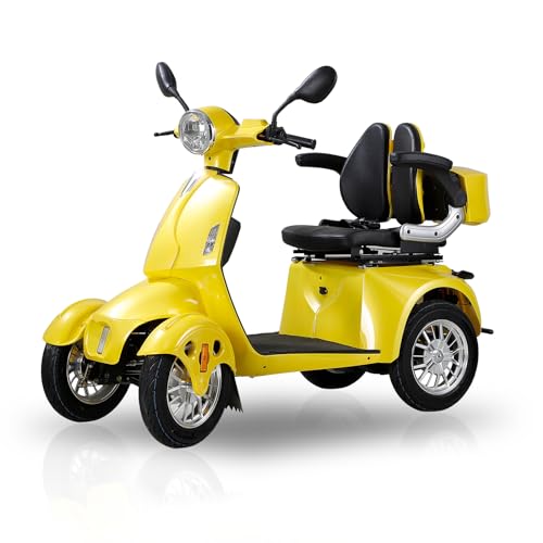 Mobility Scooters for Seniors & 4 Wheel Powered Mobility Scooters - 800W Motor, 60V20Ah Battery, 500lbs Weight Capacity