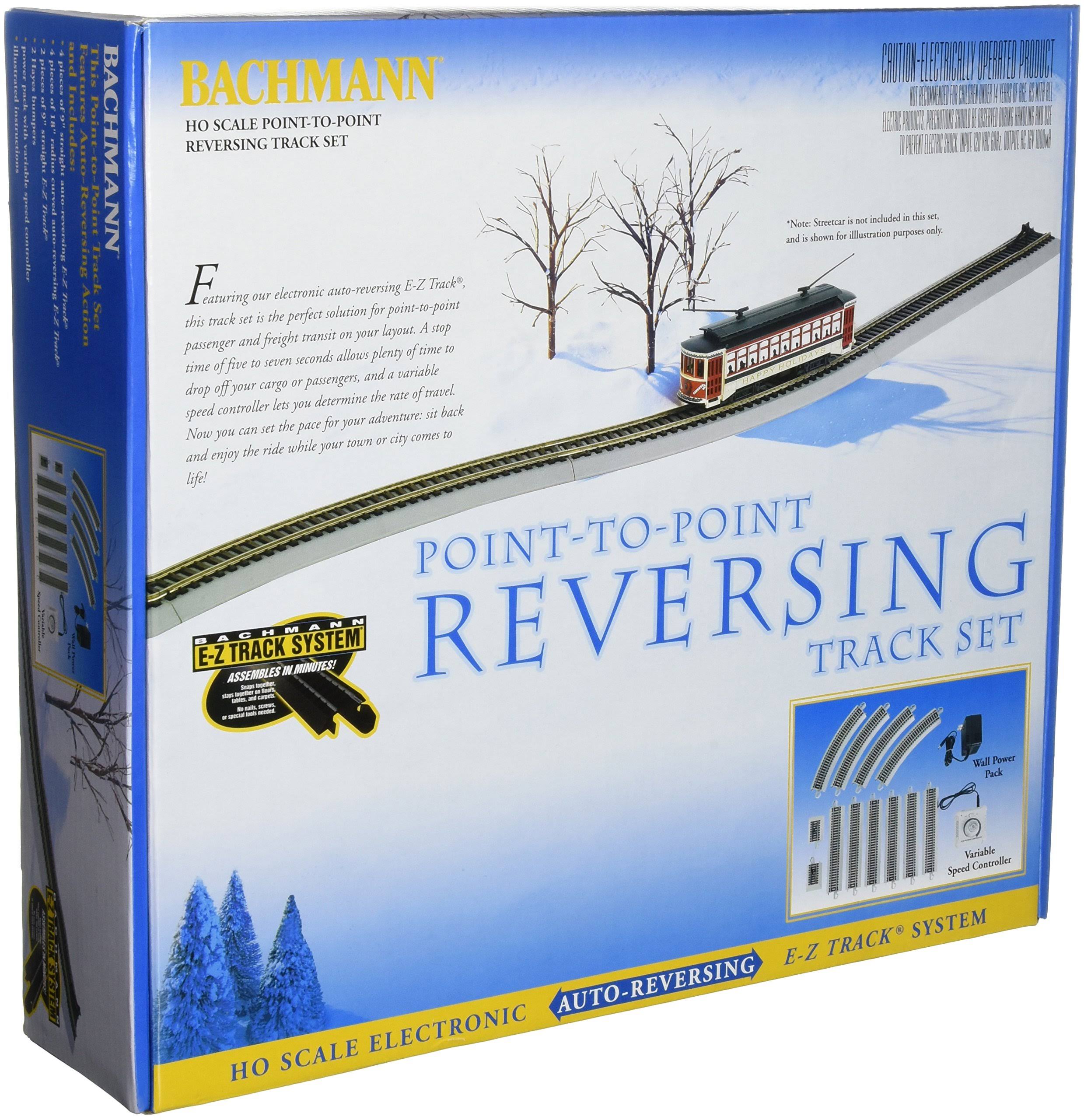 Bachmann Trains Nickel Silver E-Z Track Reversing System-Ho Scale