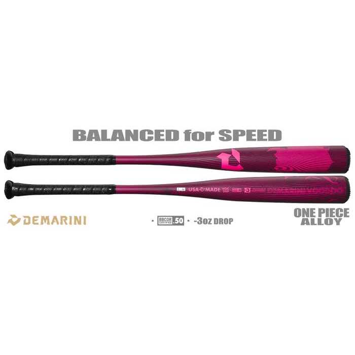 2024 DeMarini Neon Pink Voodoo One BBCOR Baseball Bat - Sports Supplies Online Store